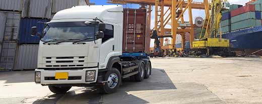 Hazmat truck - shipping by ground