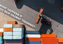 What Happens if You Skip Hazmat Training? Includes a cargo shipper moving containers.